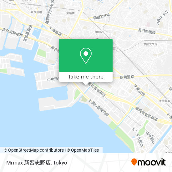 Mrmax 新習志野店 map