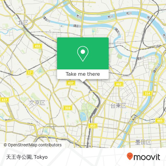 天王寺公園 map