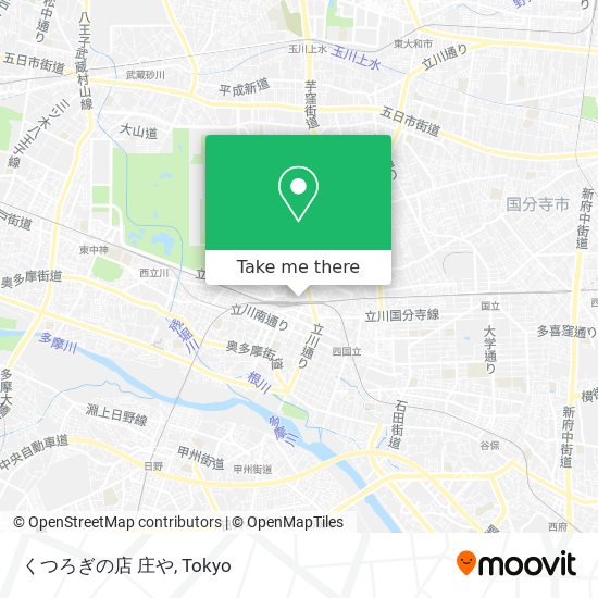 くつろぎの店 庄や map