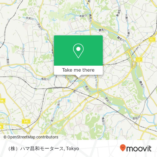（株）ハマ昌和モータース map