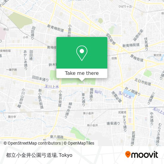 都立小金井公園弓道場 map