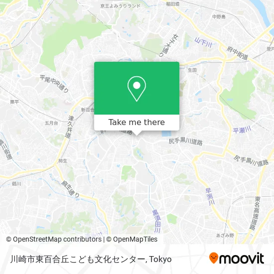 川崎市東百合丘こども文化センター map