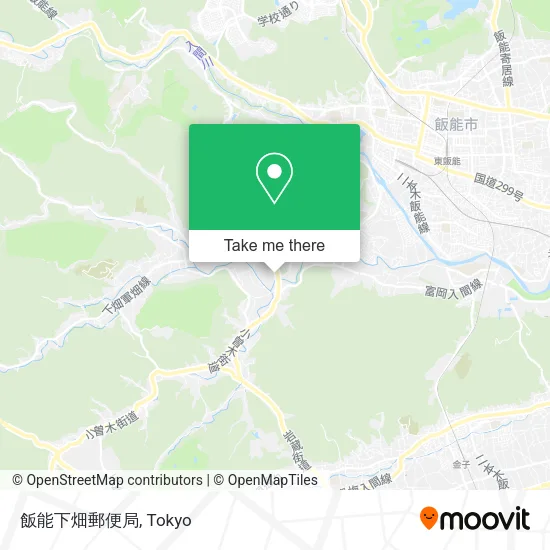 飯能下畑郵便局 map