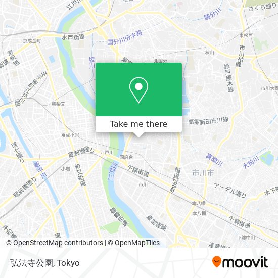 弘法寺公園 map