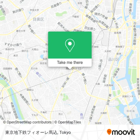 東京地下鉄フィオーレ馬込 map