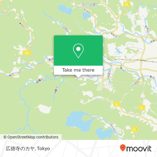 広徳寺のカヤ map