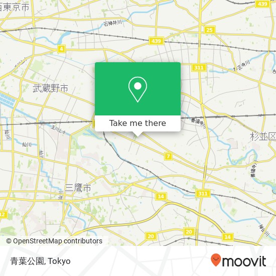 青葉公園 map