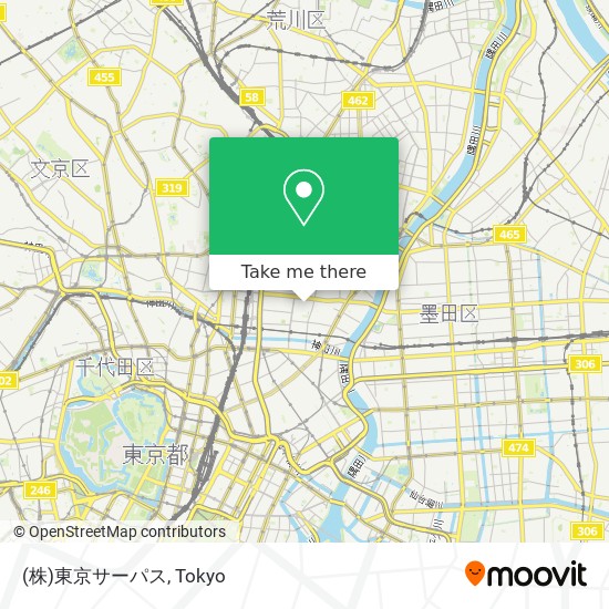 (株)東京サーパス map