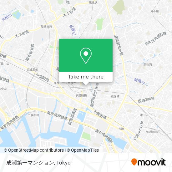 成瀬第一マンション map