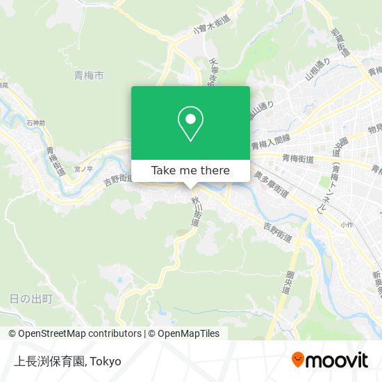 上長渕保育園 map