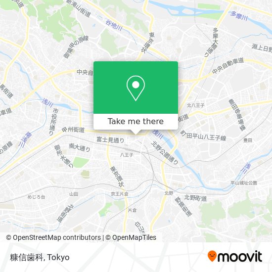 糠信歯科 map