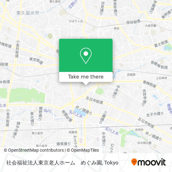 社会福祉法人東京老人ホーム　めぐみ園 map