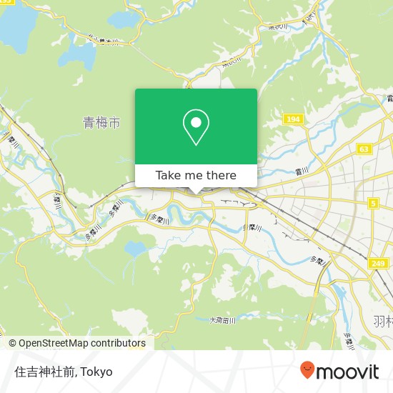 住吉神社前 map