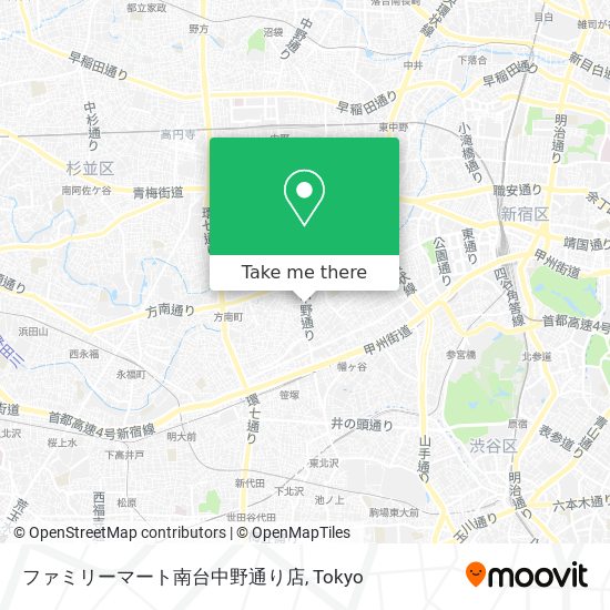 ファミリーマート南台中野通り店 map