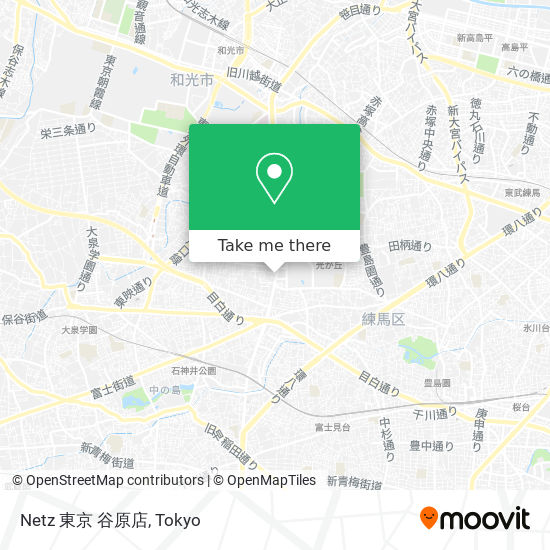 Netz 東京 谷原店 map