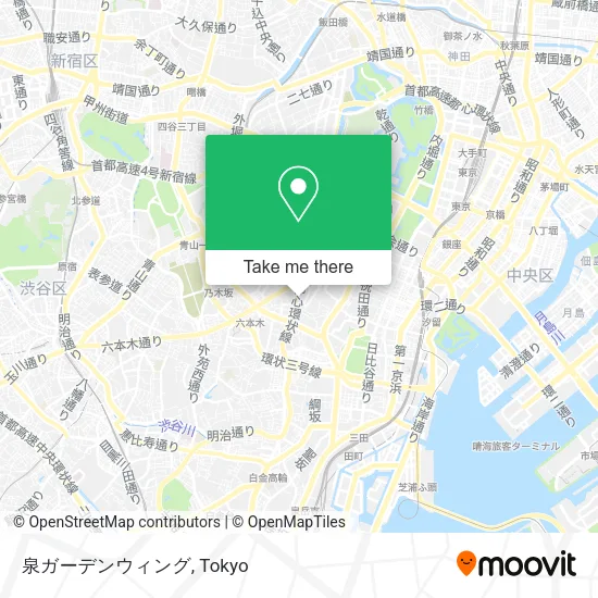 泉ガーデンウィング map