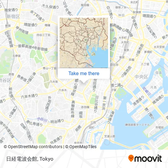 日経電波会館 map