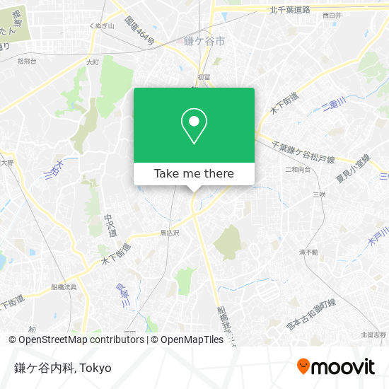 鎌ケ谷内科 map