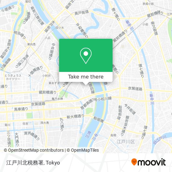 江戸川北税務署 map