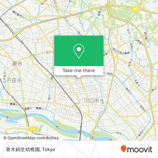 青木錦生幼稚園 map