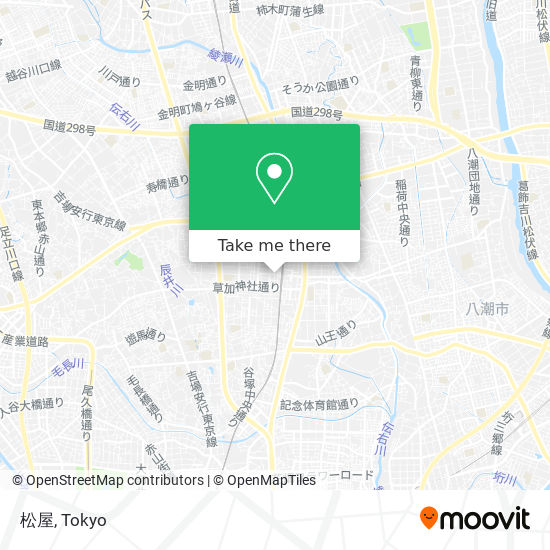 松屋 map