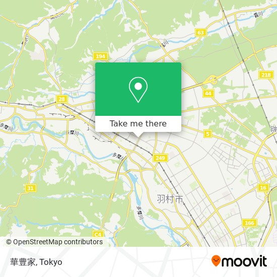 華豊家 map