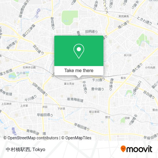 中村橋駅西 map