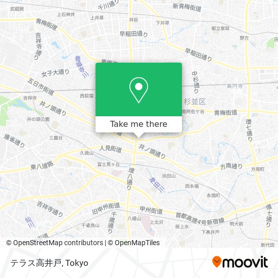テラス高井戸 map