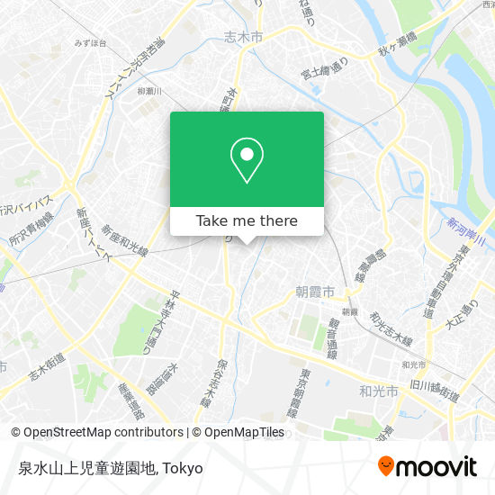 泉水山上児童遊園地 map