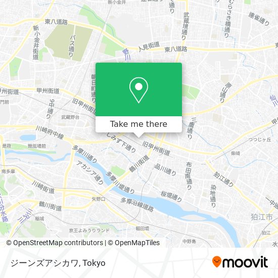 ジーンズアシカワ map