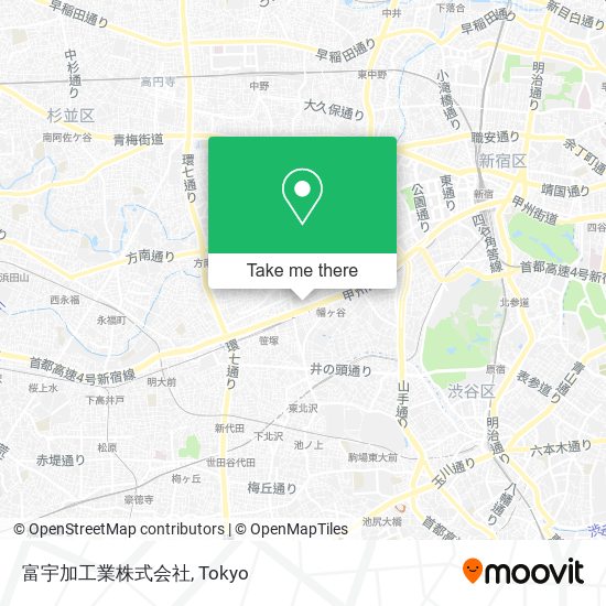 富宇加工業株式会社 map