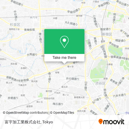 富宇加工業株式会社 map