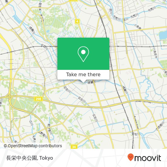 長栄中央公園 map