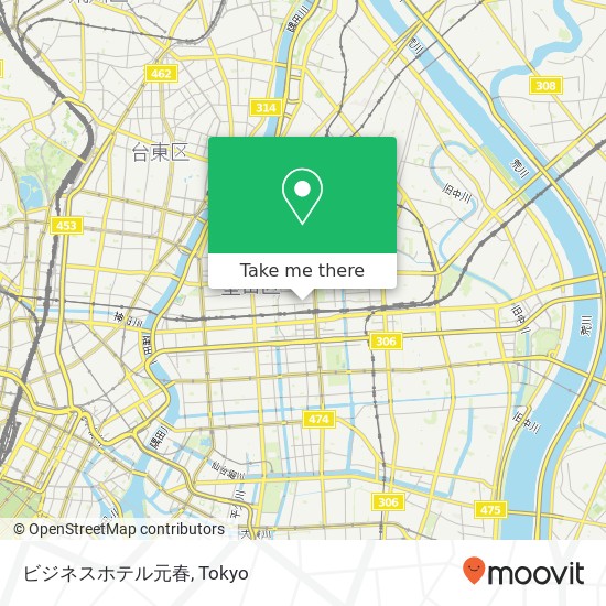 ビジネスホテル元春 map