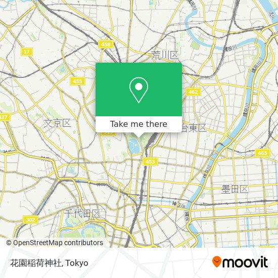 花園稲荷神社 map
