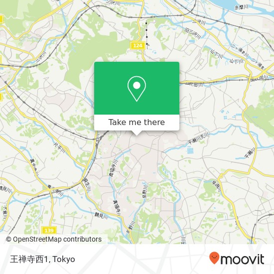 王禅寺西1 map