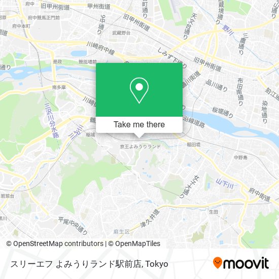 スリーエフ よみうりランド駅前店 map