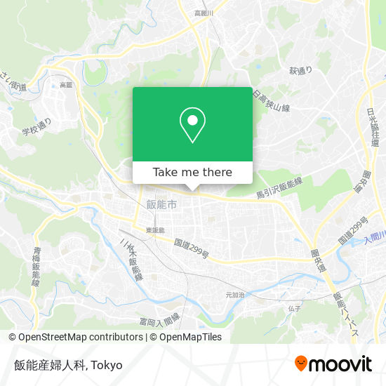 飯能産婦人科 map