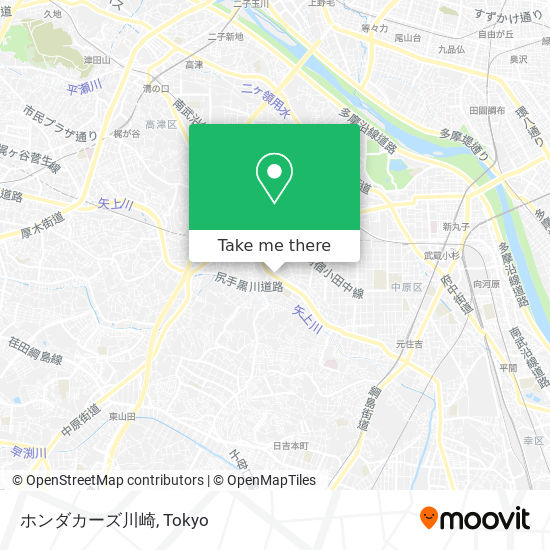 ホンダカーズ川崎 map
