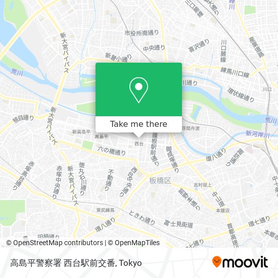 高島平警察署 西台駅前交番 map