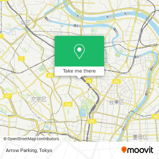 Arrow Parking map
