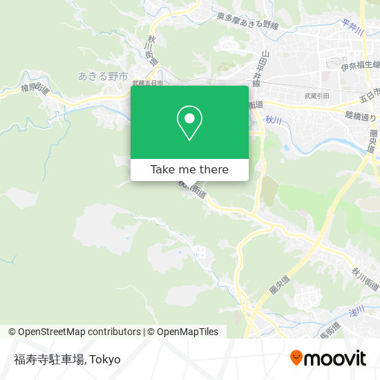 福寿寺駐車場 map