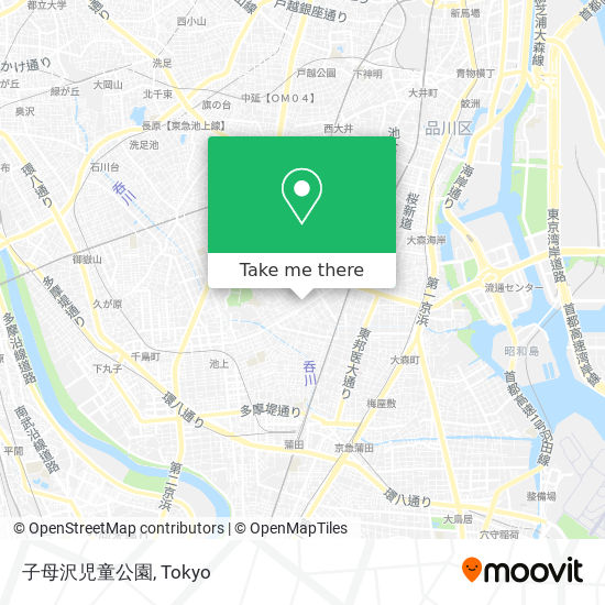 子母沢児童公園 map
