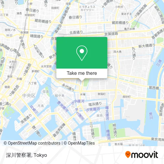深川警察署 map