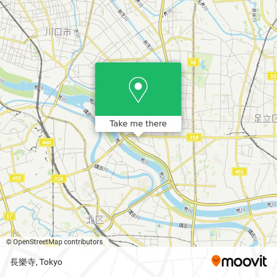 長樂寺 map