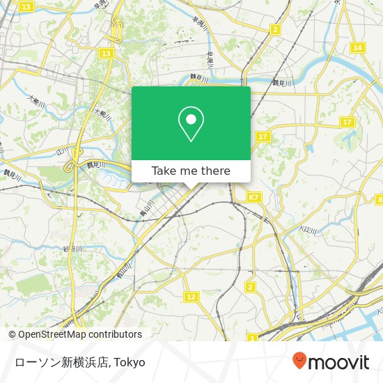ローソン新横浜店 map