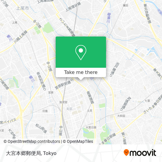 大宮本郷郵便局 map