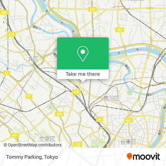 Tommy Parking map