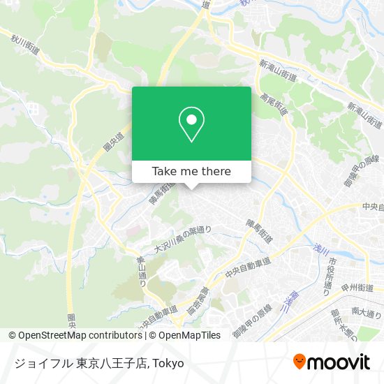 ジョイフル 東京八王子店 map