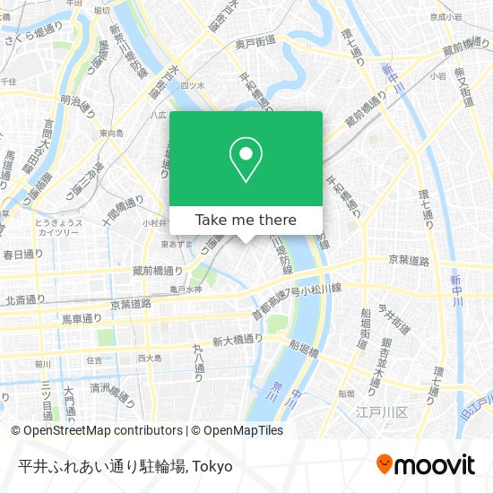 平井ふれあい通り駐輪場 map